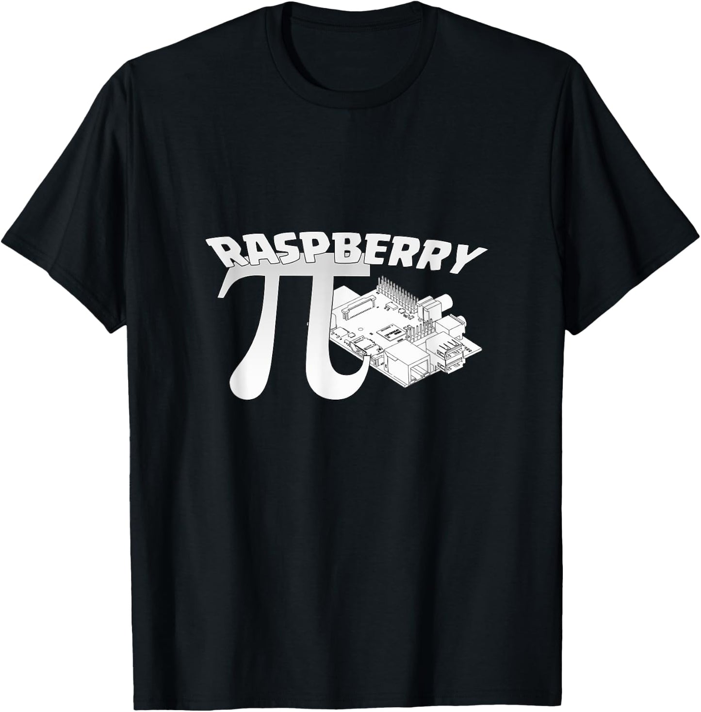 Raspberry Pi T-Shirt - T-Shirt | Black