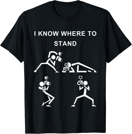 Photographer Photojournalist Camera Man Funny Graphic Shirt T-Shirt - T-Shirt | Black