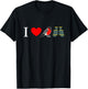 I Love Bird Watching Gift Birding Watcher Lovers T-Shirt - T-Shirt | Black