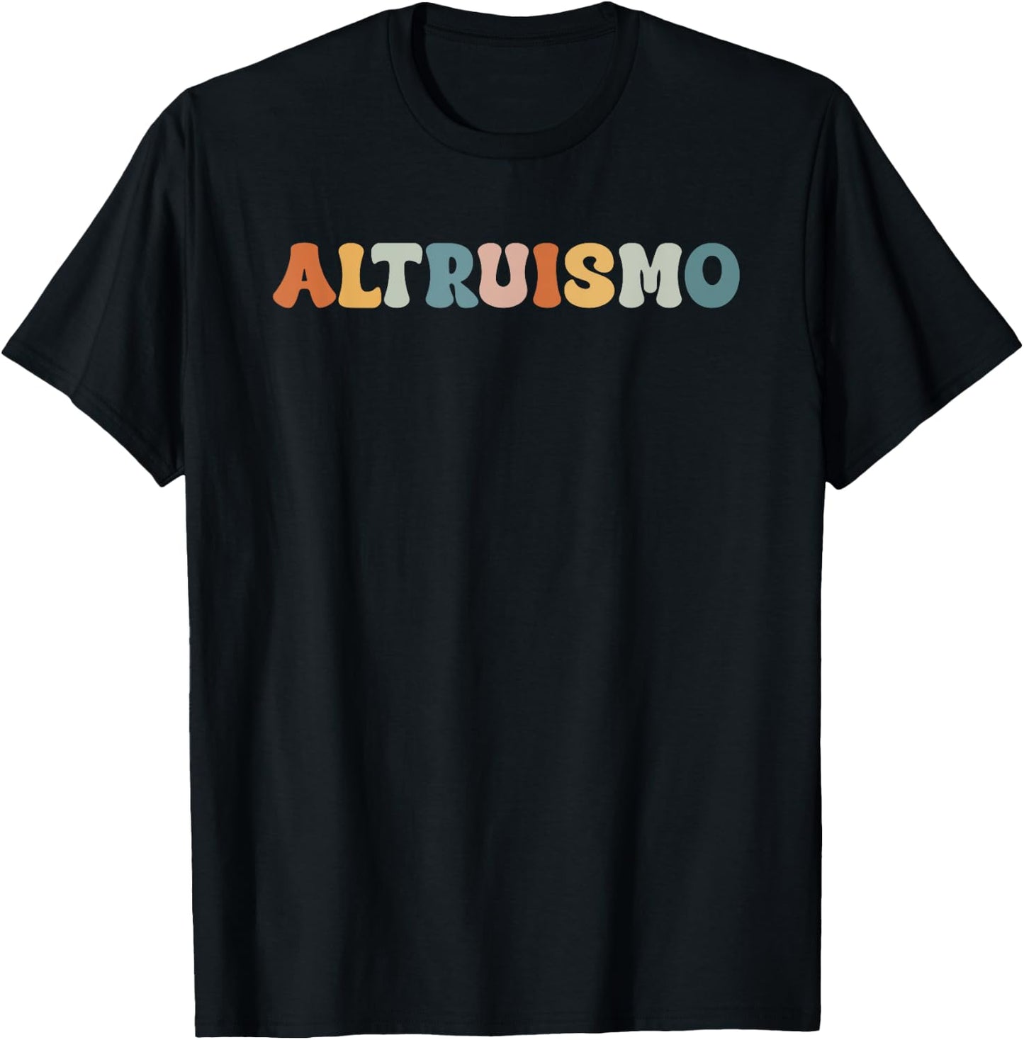 Altruismo Vintage Retro Groovy Social Psychology Lover T-Shirt - T-Shirt | Black