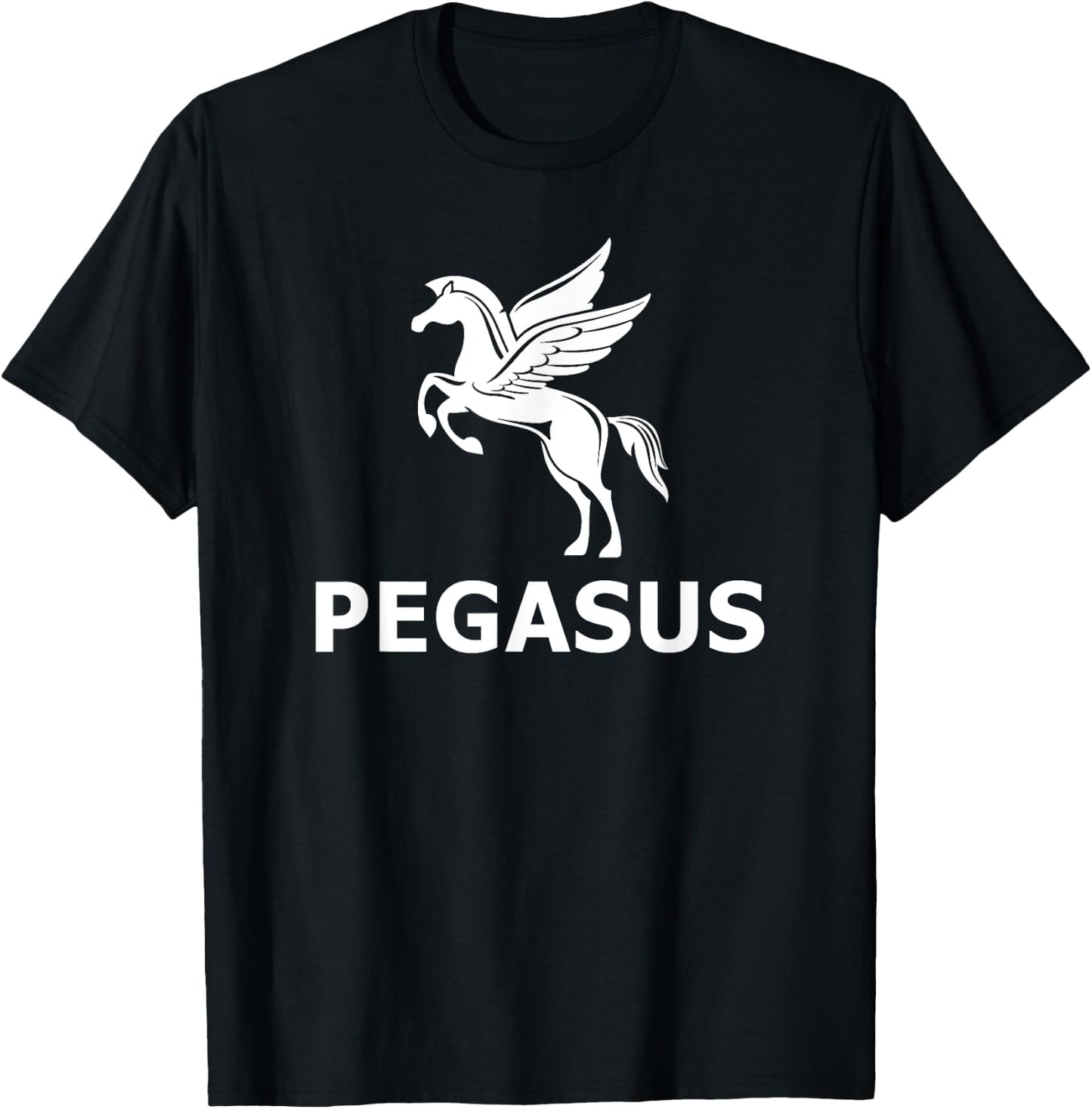 Pegasus Greek Mythology Divine Horse T-Shirt - T-Shirt | Black
