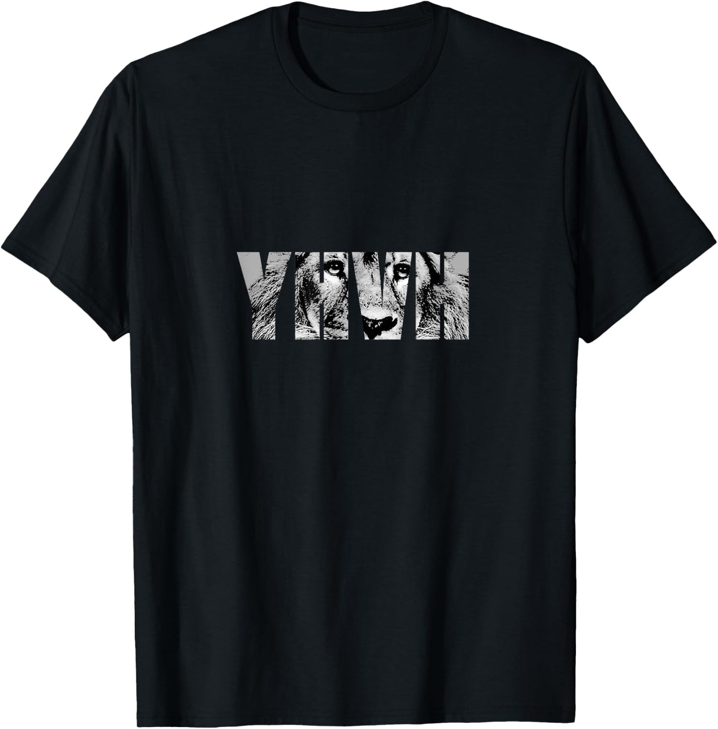YHVH Lion Shirt T-Shirt - T-Shirt | Black