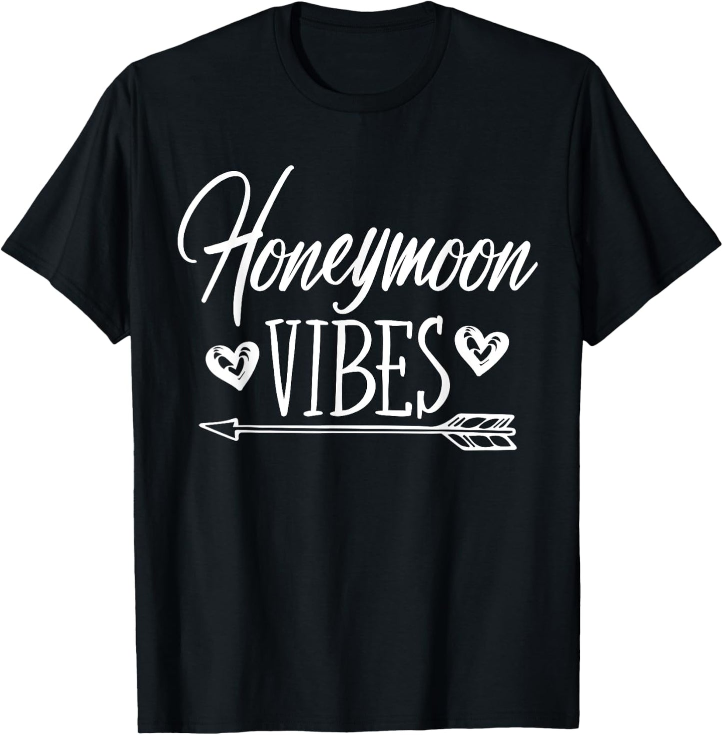 Newly Wed Matching Shirts Married Mrs Engaged Honeymoon T-Shirt - T-Shirt | Black
