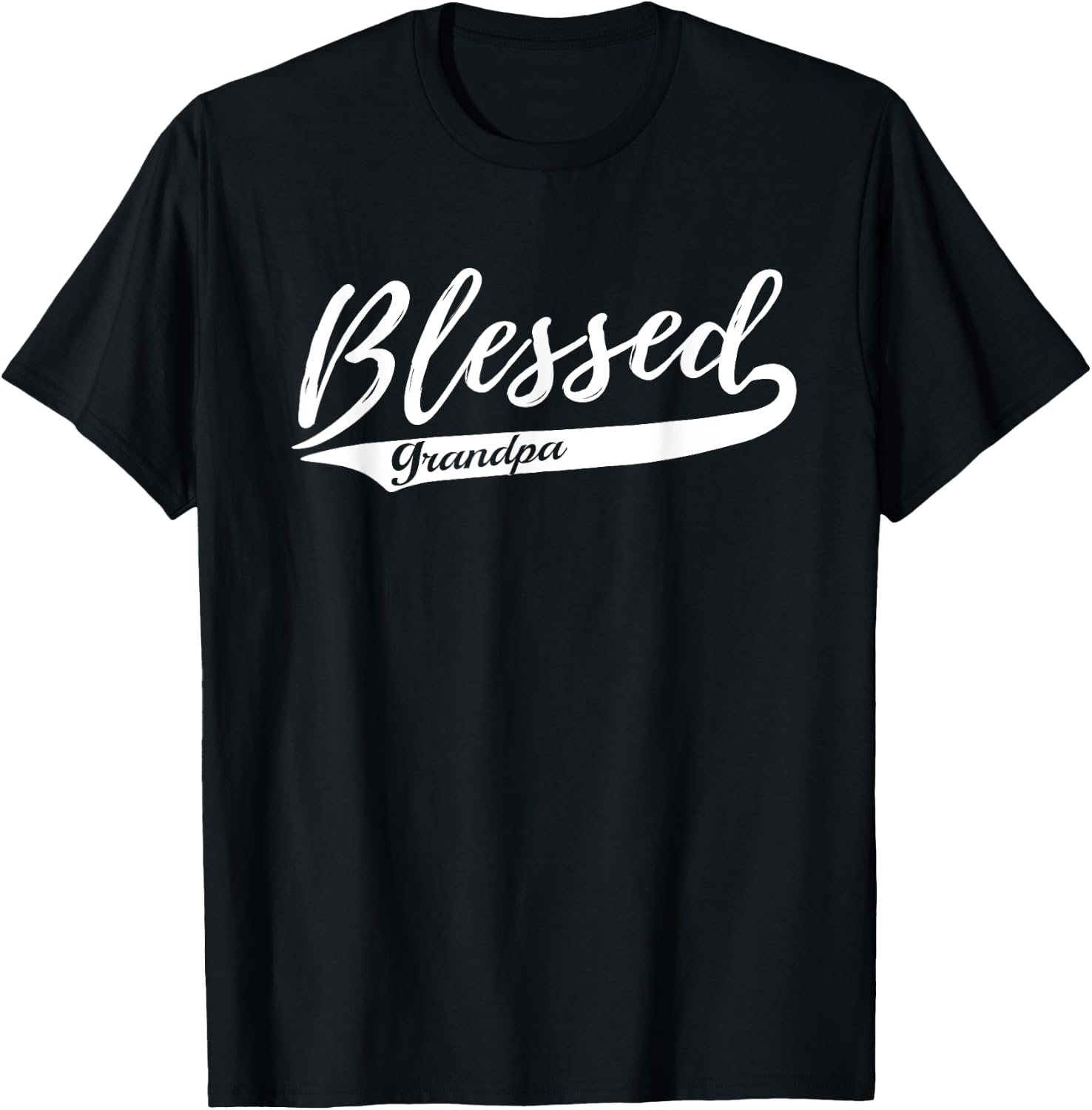 Blessed Grandpa: for Christians T-Shirt - T-Shirt | Black