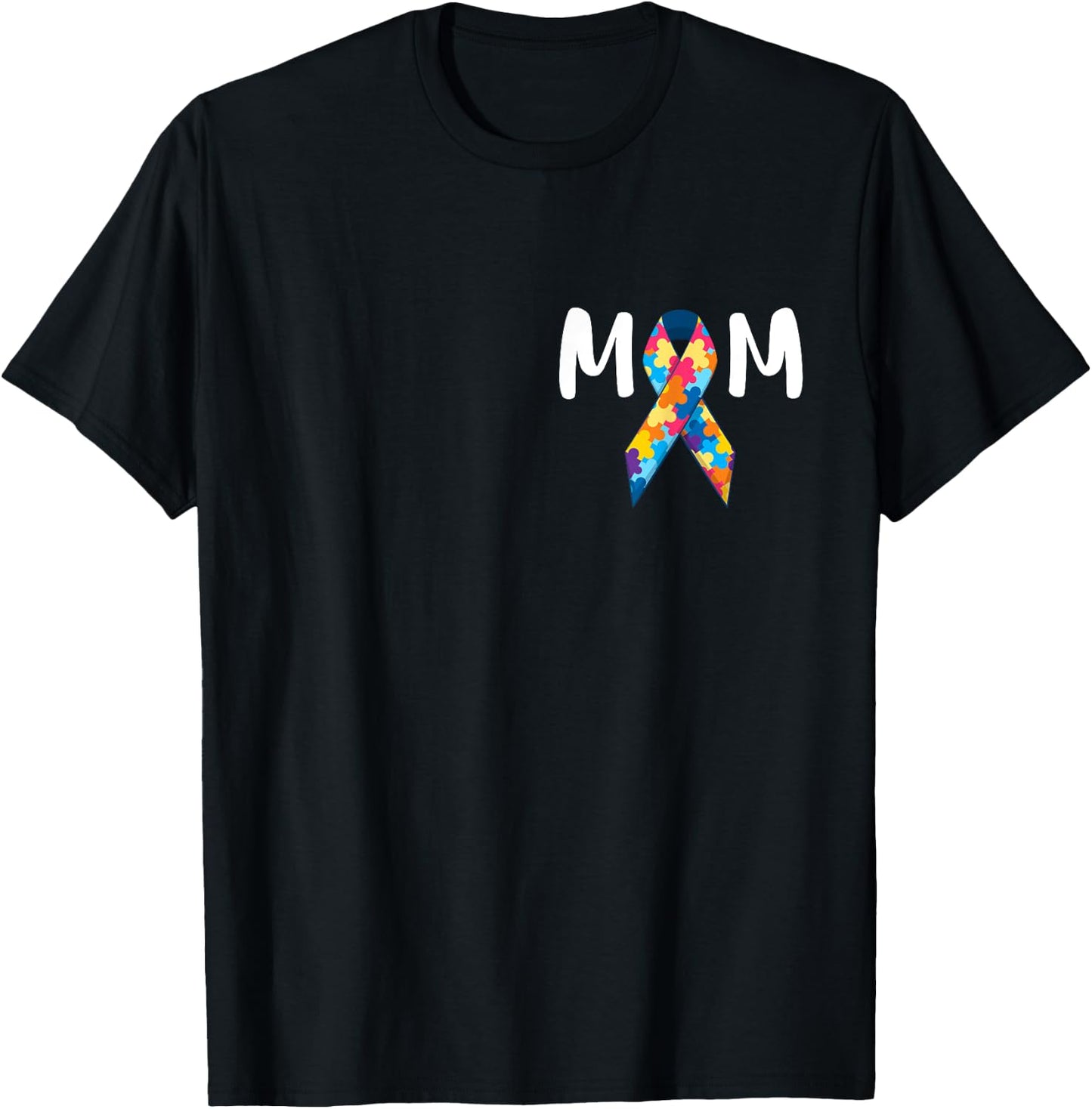 Autism Mom Support Awareness Autistic Parents Gifts T-Shirt - T-Shirt | Black