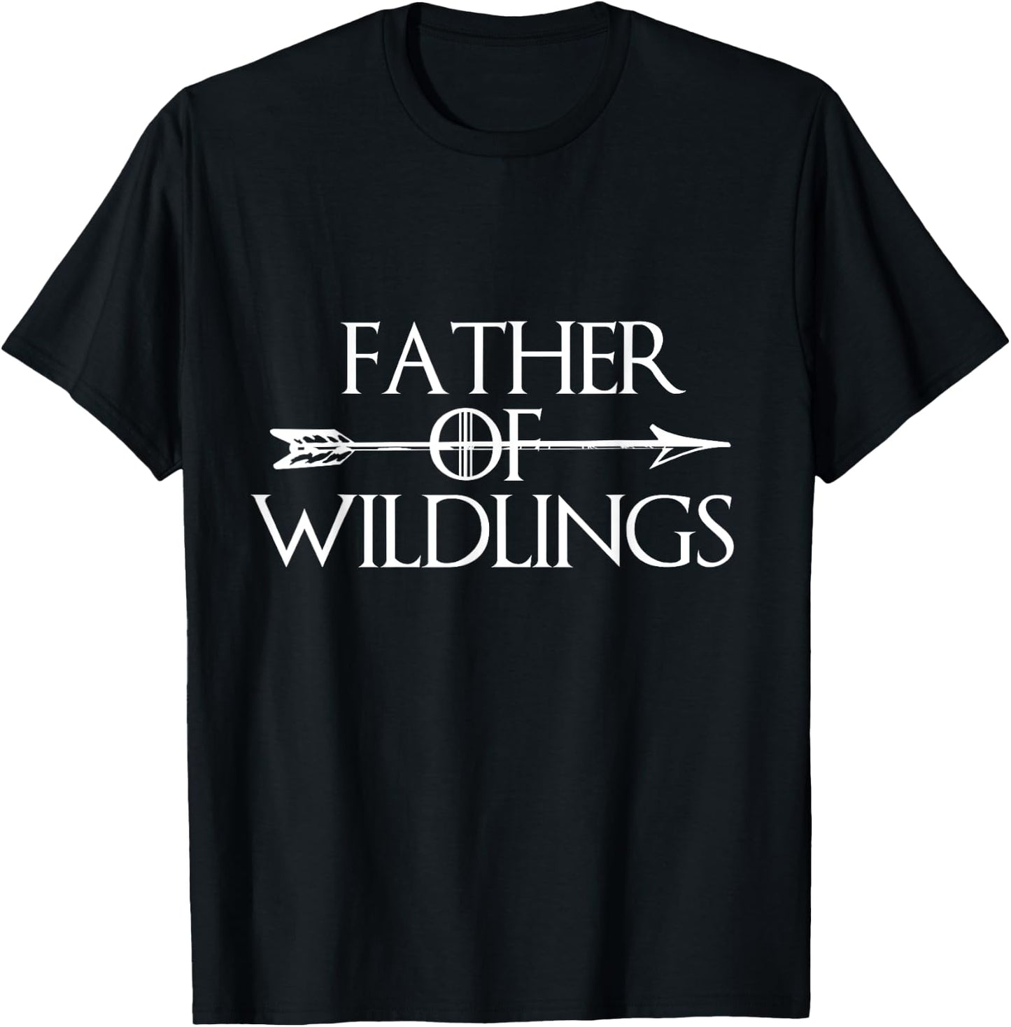 Father of Wildlings Dad Gift Father's Day T-Shirt - T-Shirt | Black
