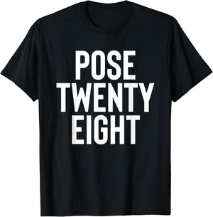 Pose 28 Twenty Eight T-Shirt - T-Shirt | Black