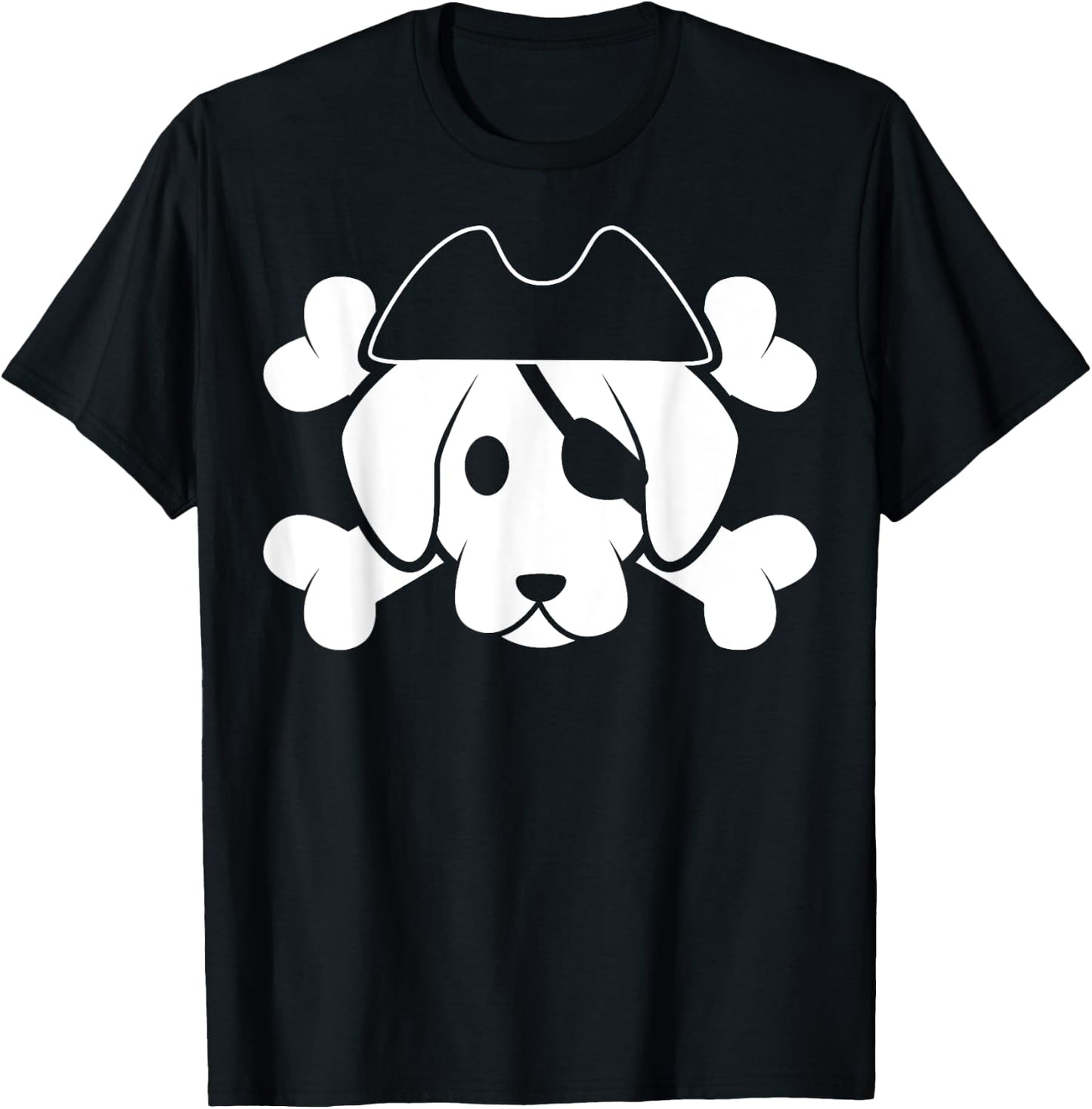 Pirate Dog T-Shirt - T-Shirt | Black