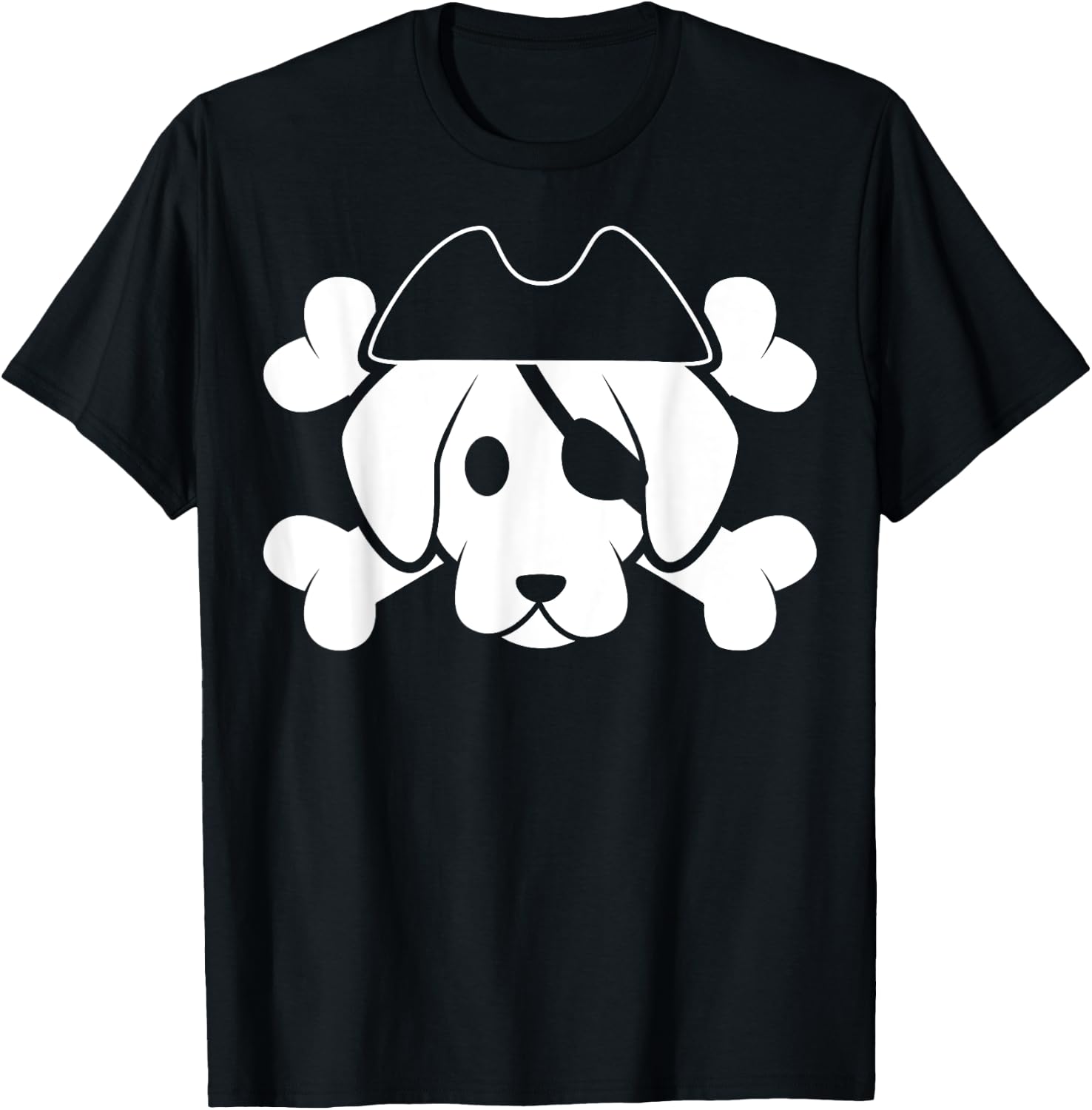 Pirate Dog T-Shirt - T-Shirt | Black