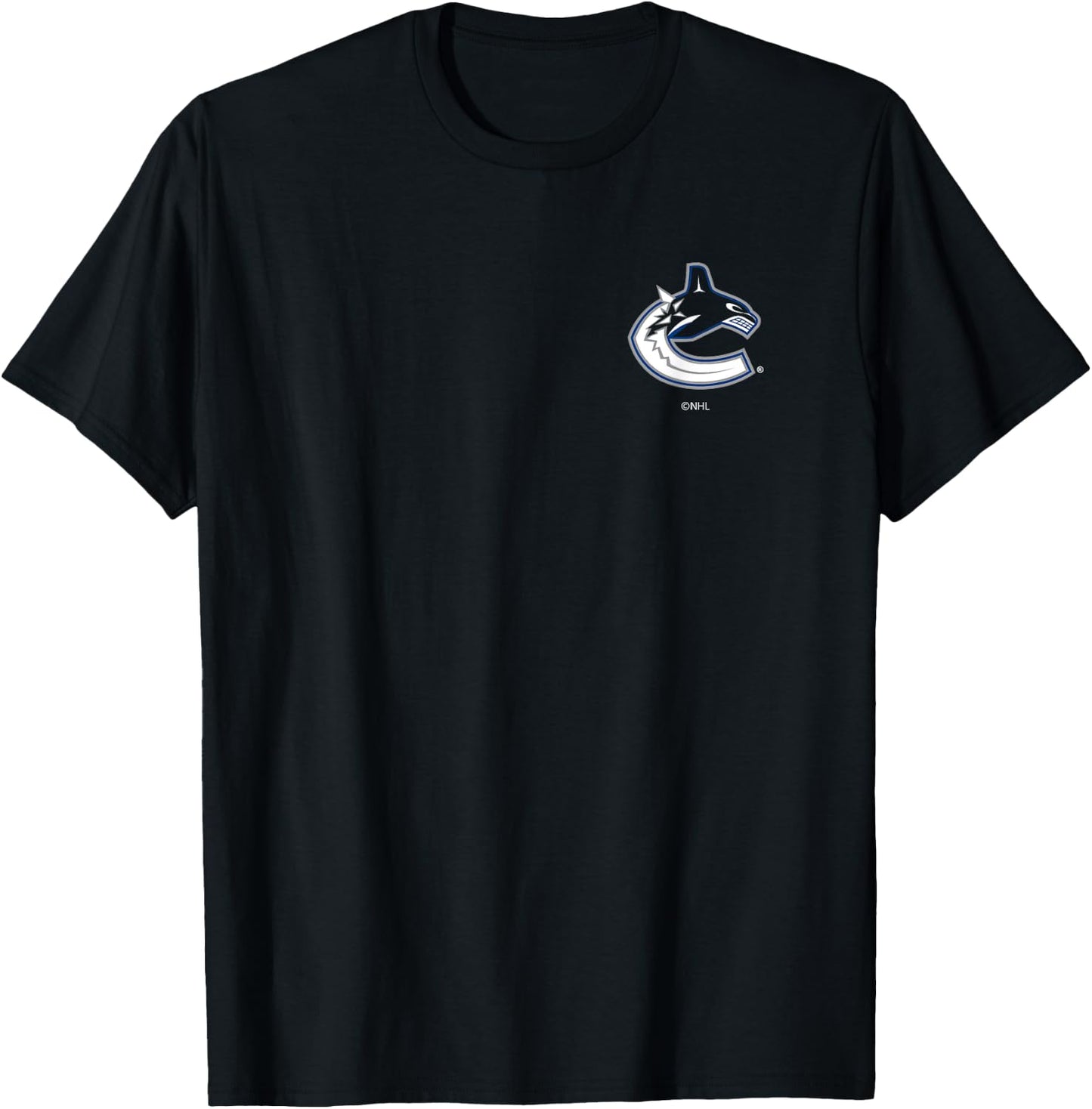 Vancouver Canucks Support Navy Officially Licensed T-Shirt - T-Shirt | Black