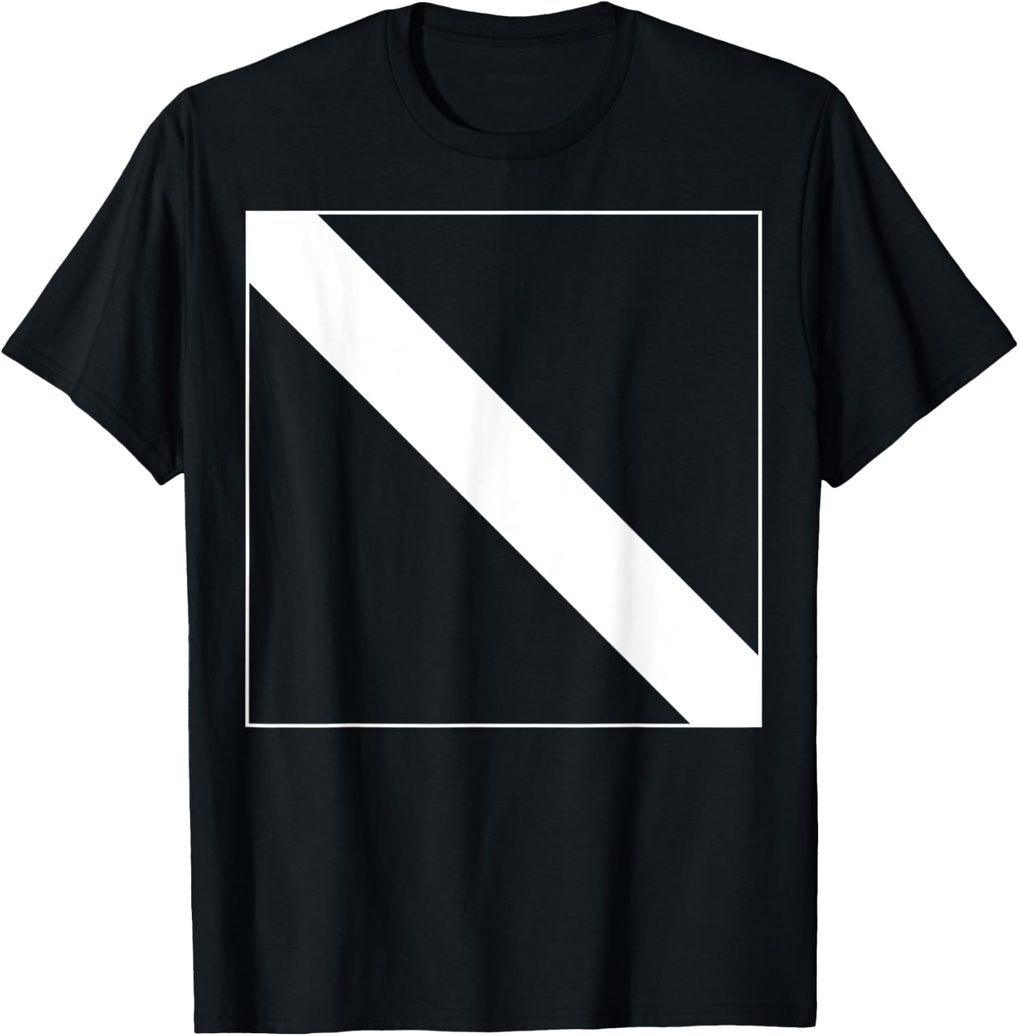 Dive Flag Scuba Diving T-Shirt - T-Shirt | Black