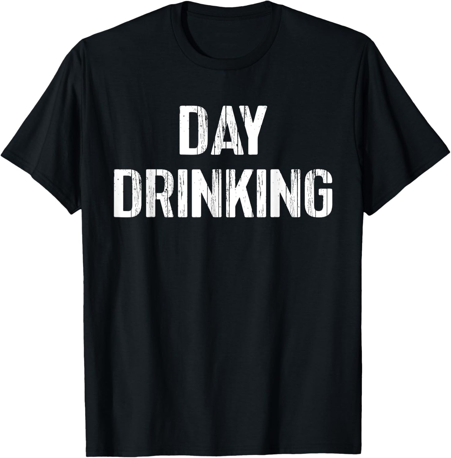 Day Drinking Shirt Funny Drunk Beach Party Beer Alcohol T-Shirt - T-Shirt | Black