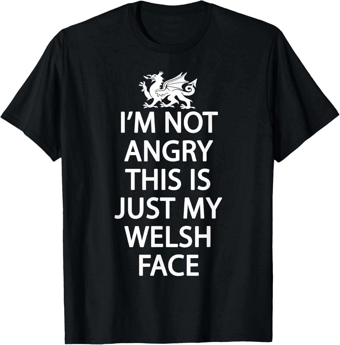 Welsh Dragon Wales Flag Shirt Welsh History Men's Black Small Classic Fit Short Sleeve T-Shirt - T-Shirt | Black