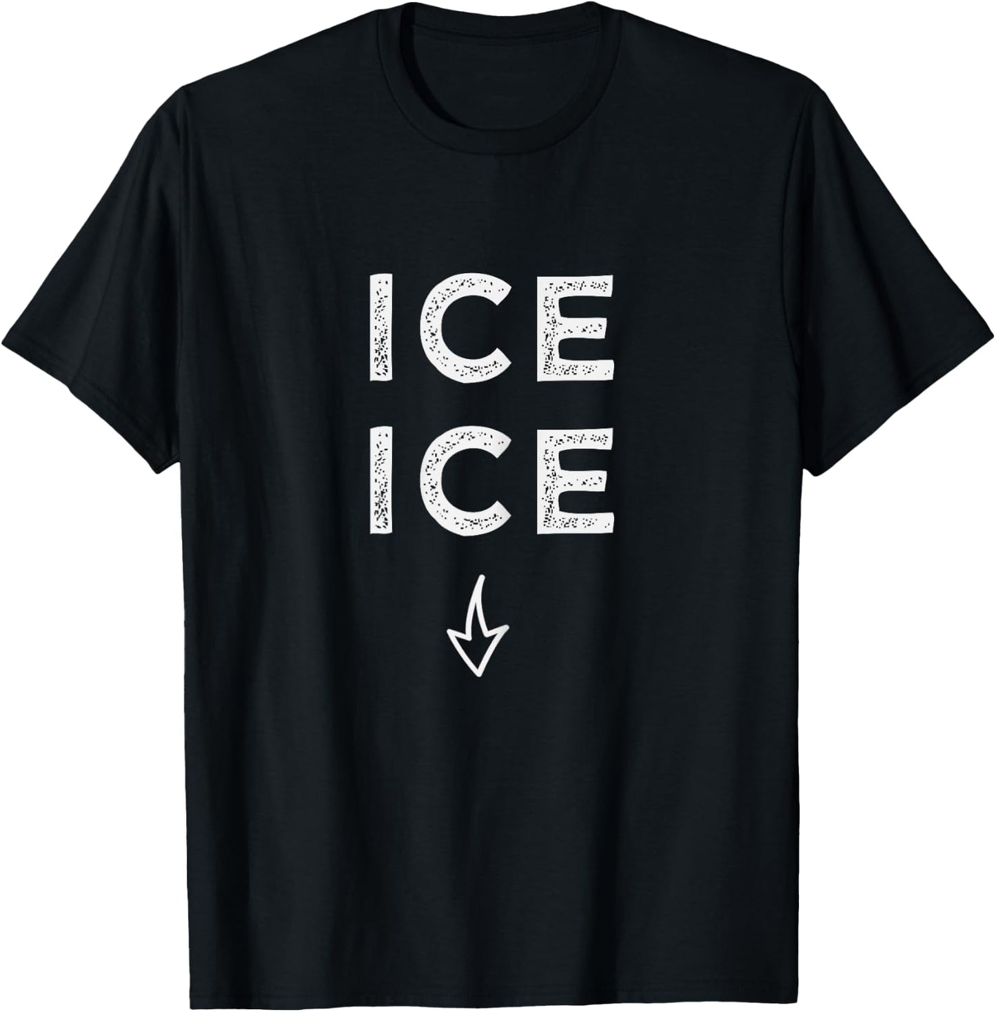 ICE ICE Twice Funny Pregnancy Announcement Shirt T-Shirt - T-Shirt | Black