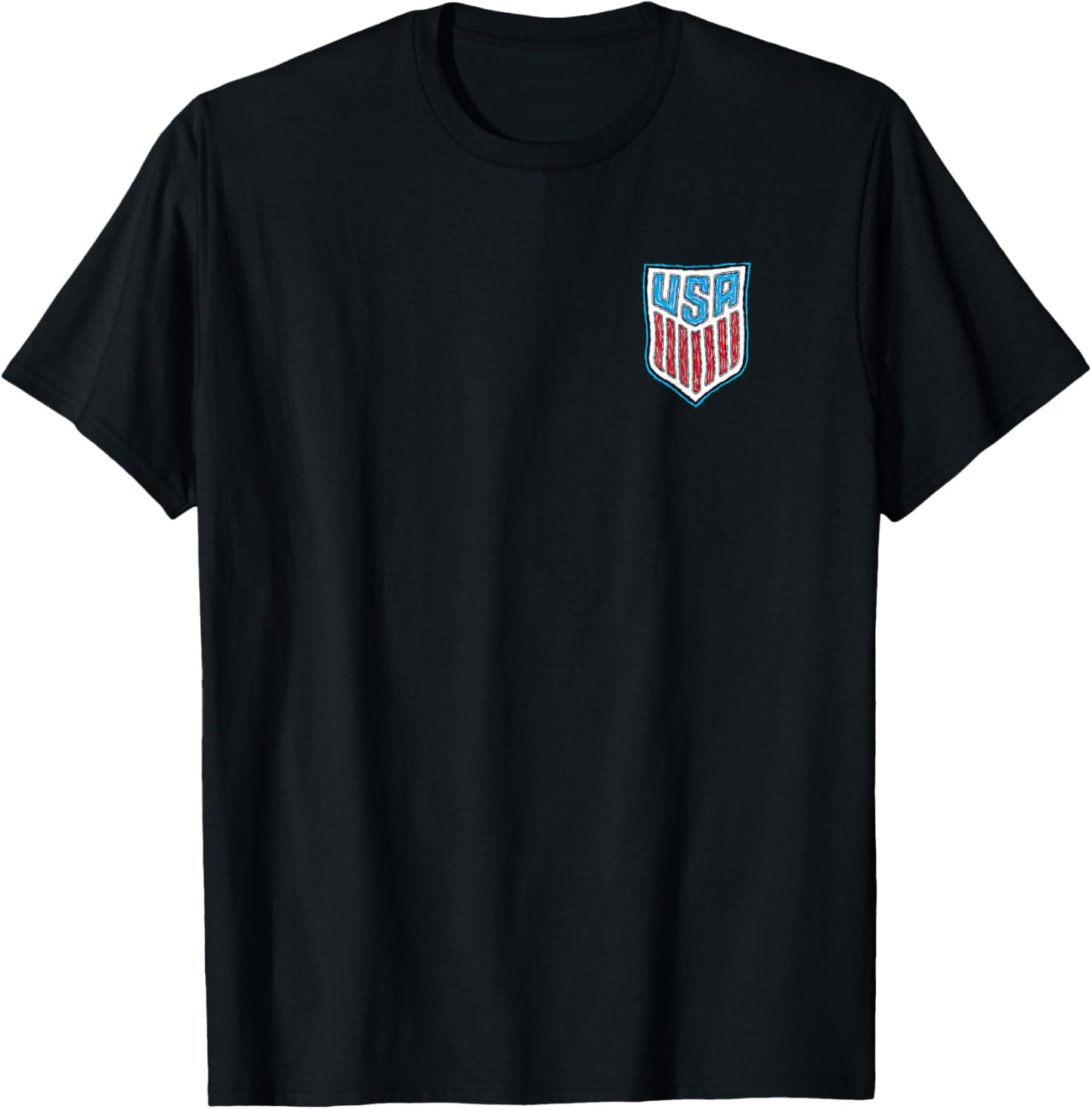 United States Soccer Spiral Goal USMNT Officially Licensed T-Shirt - T-Shirt | Black