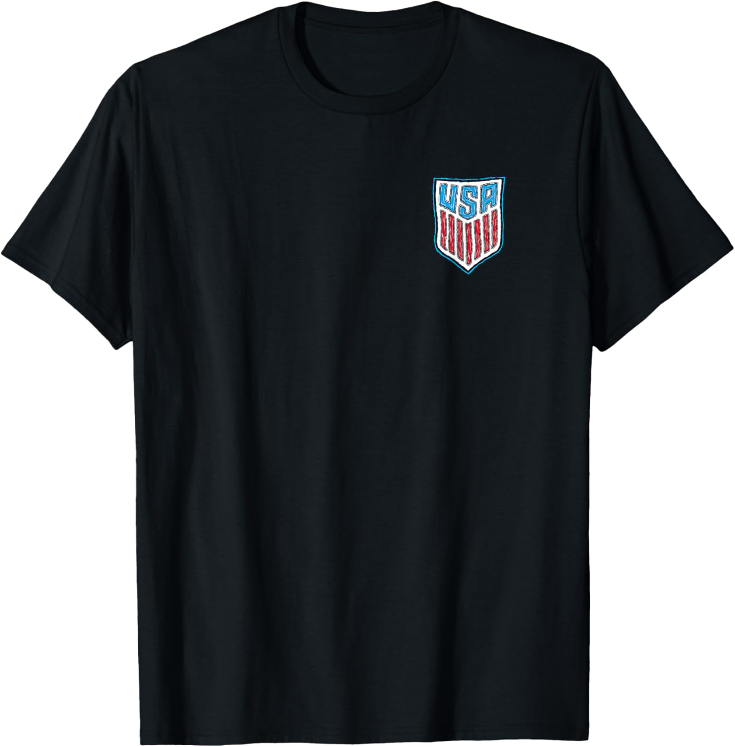 United States Soccer Spiral Goal USMNT Officially Licensed T-Shirt - T-Shirt | Black