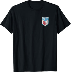 United States Soccer Spiral Goal USMNT Officially Licensed T-Shirt - T-Shirt | Black
