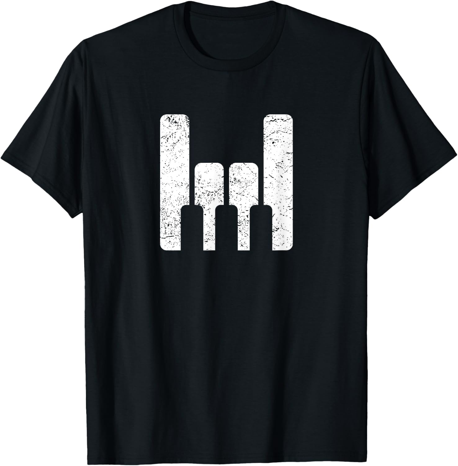 Piano Player Teacher Gift - The Keyboard Rocks T-Shirt - T-Shirt | Black