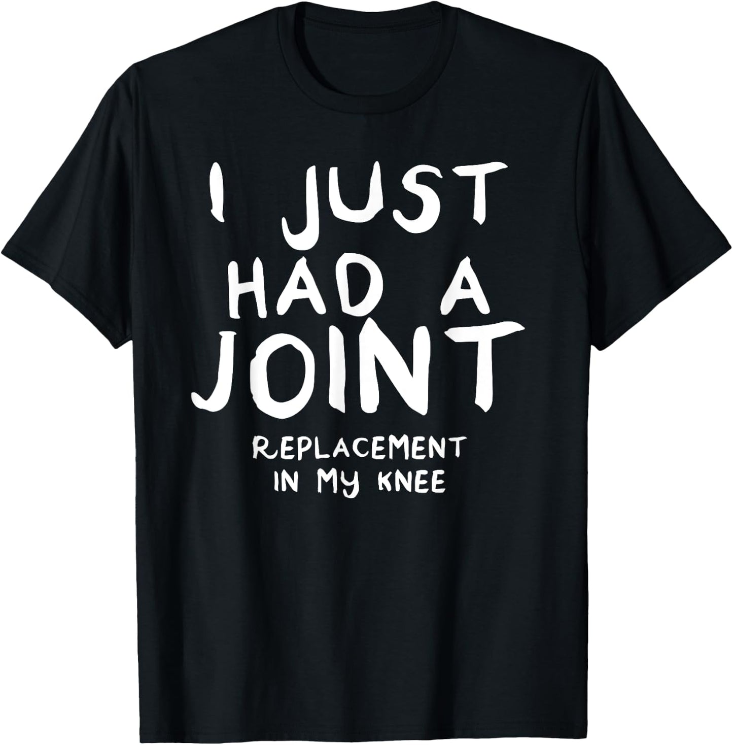 Gift Knee Replacement: Funny Joint Surgery T-Shirt - T-Shirt | Black