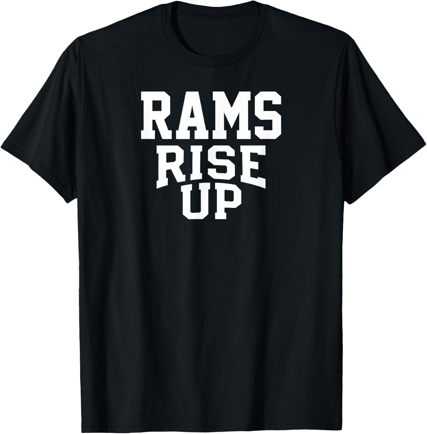 Rams Rockford Rise Up HS T-Shirt - T-Shirt | Black