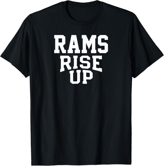 Rams Rockford Rise Up HS T-Shirt - T-Shirt | Black