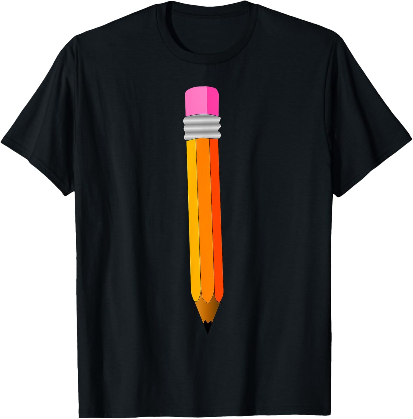 Pencil Costume Shirt Funny Office School Supply Product T-Shirt - T-Shirt | Black