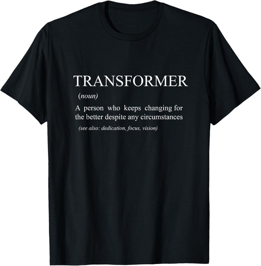 Transformer definition vocabulary | Men women Goals T-Shirt - T-Shirt | Black