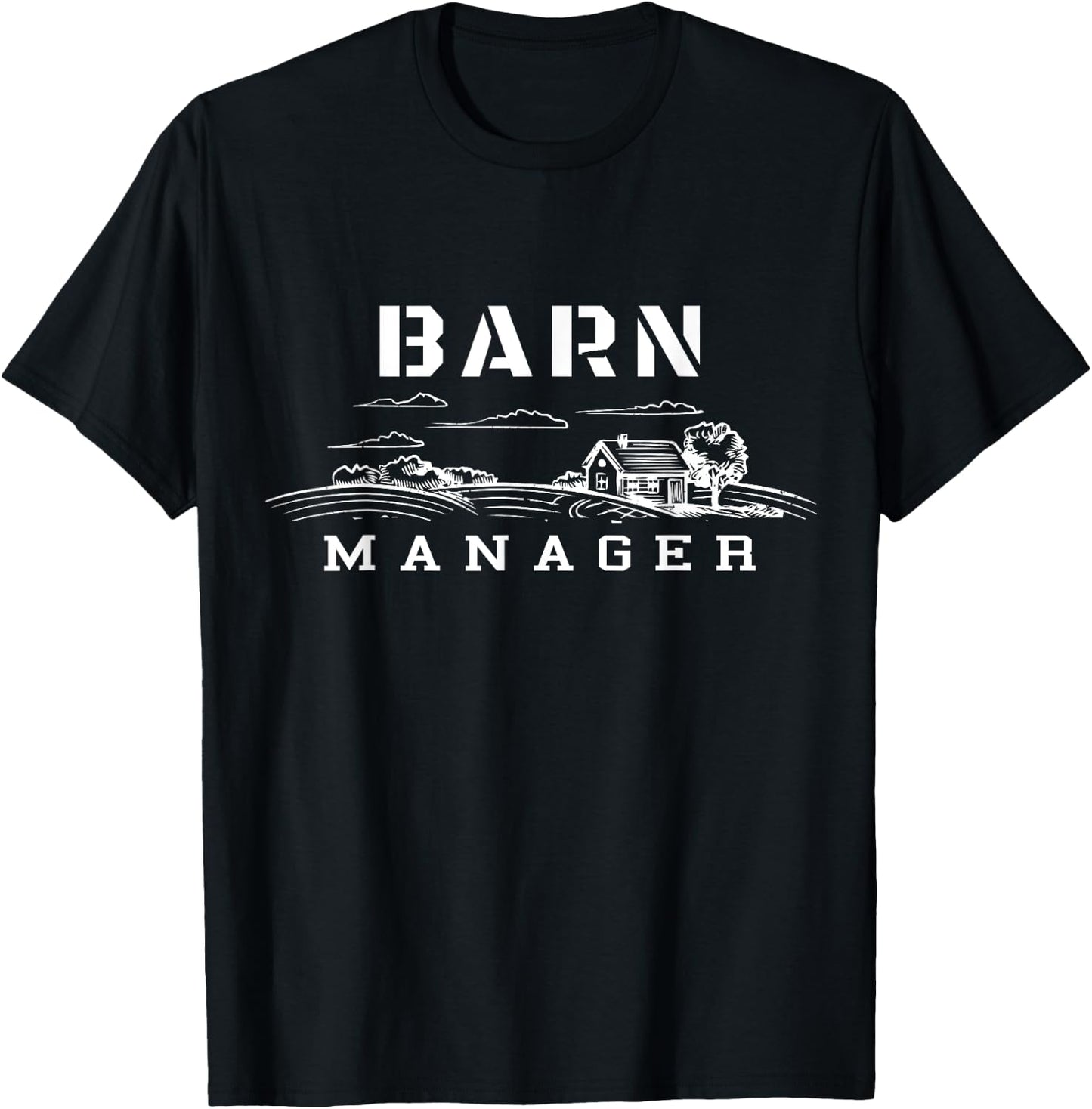 Barn Manager T-Shirt - T-Shirt | Black