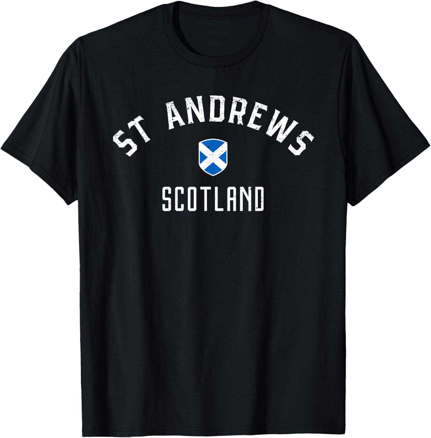 St Andrews Scotland T-Shirt - T-Shirt | Black