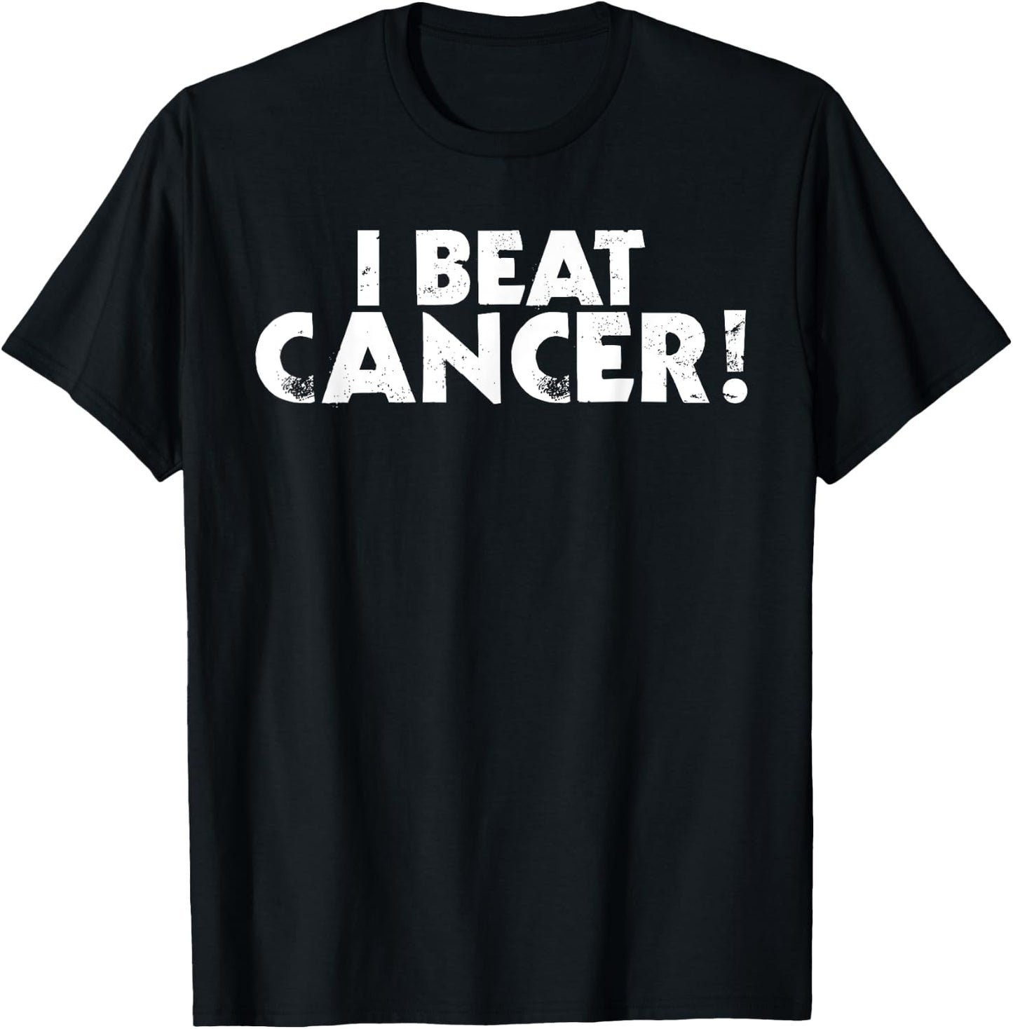 I Beat Cancer-Cancer Free-Cancer Survivor-Find A Cure T-Shirt - T-Shirt | Black