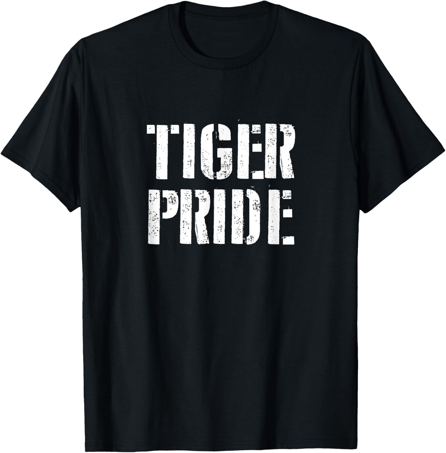 Tiger Pride T Shirt for any Sports Fan School Spirit Shirt T-Shirt - T-Shirt | Black