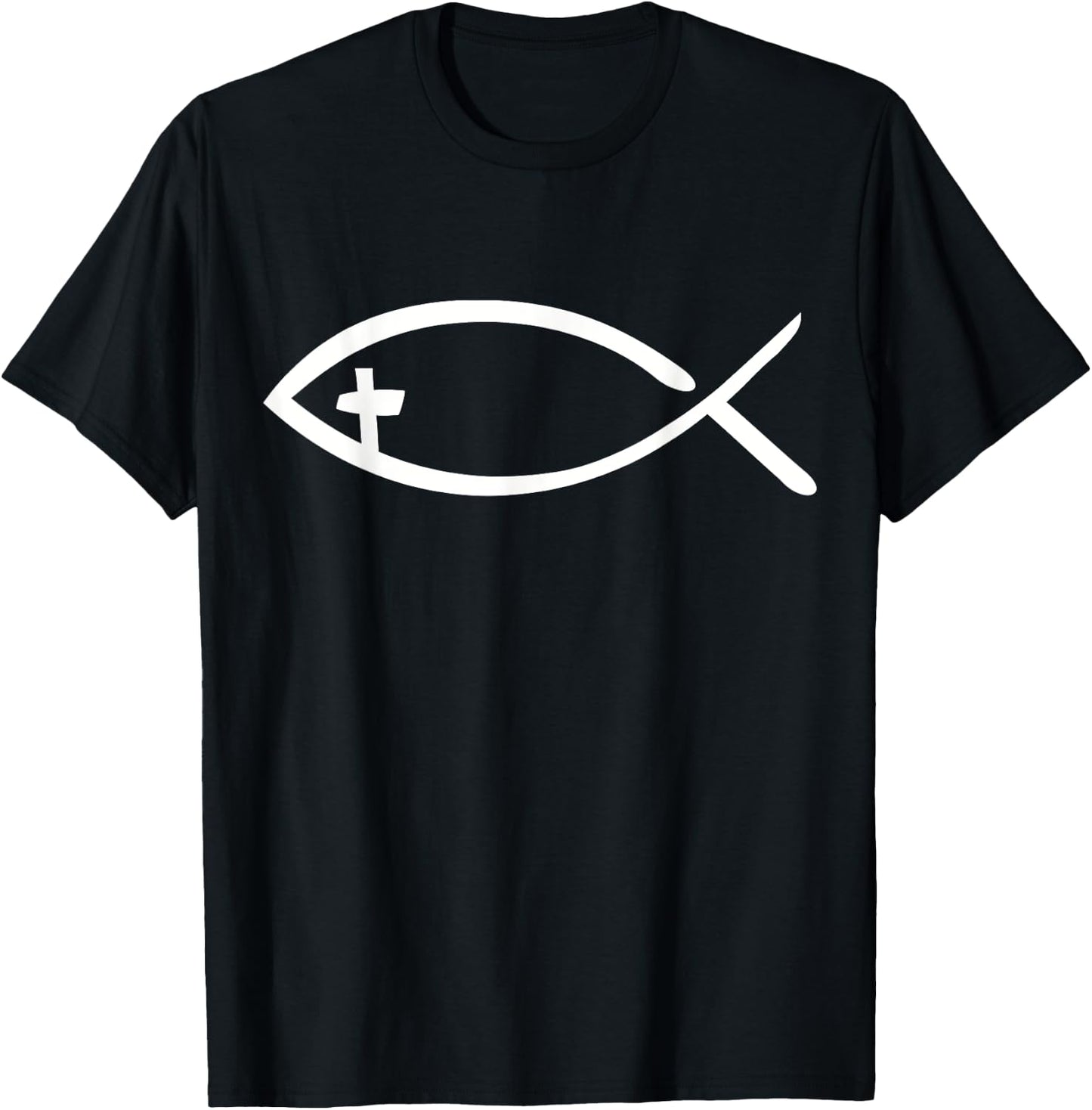Jesus fish T-Shirt - T-Shirt | Black