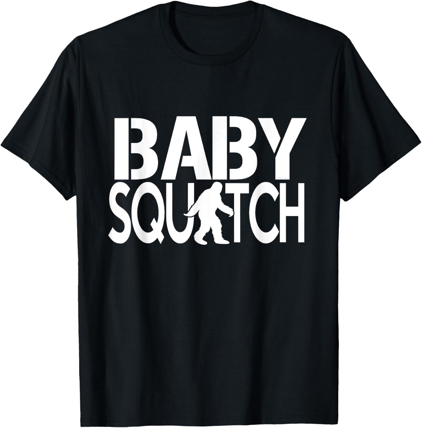 Baby Squatch Shirt Sasquatch Bigfoot T-Shirt - T-Shirt | Black