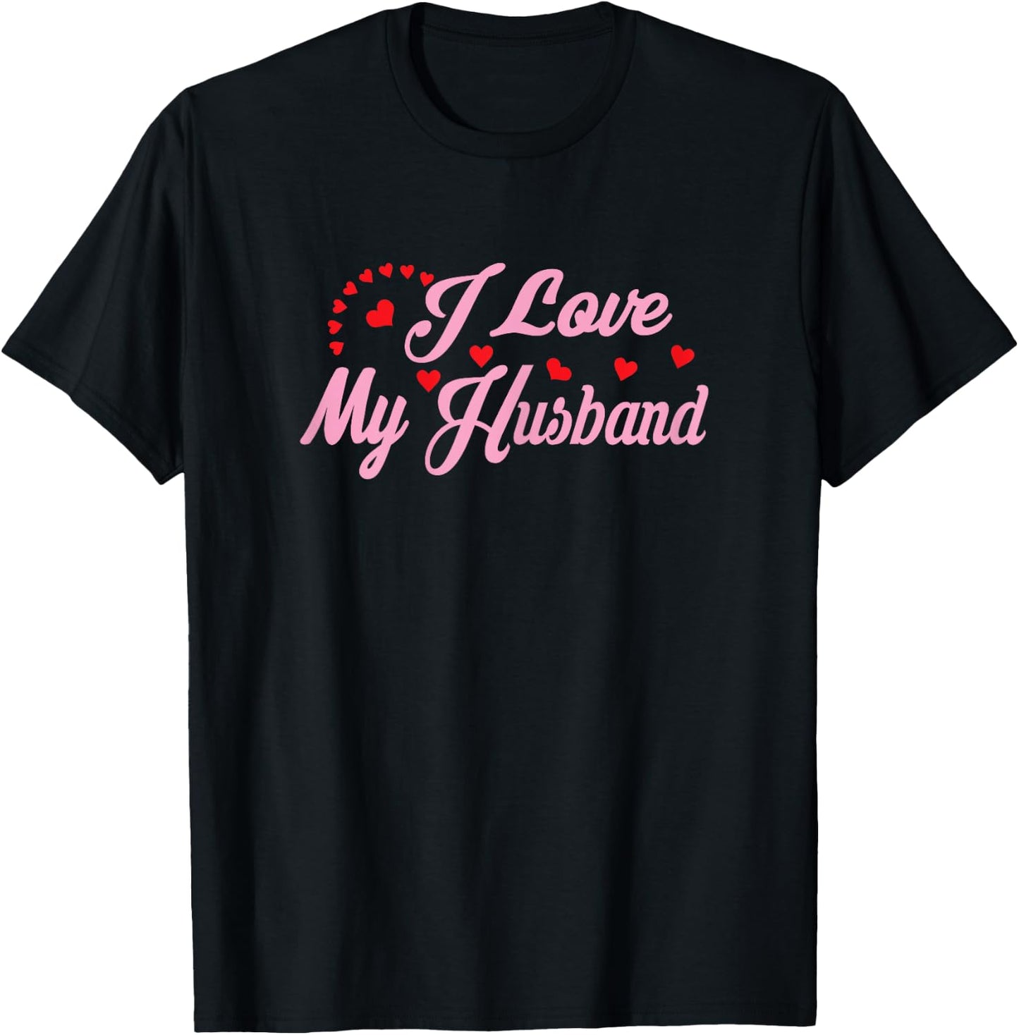 I Love My Husband Women's Couples Shirts T-Shirt - T-Shirt | Black
