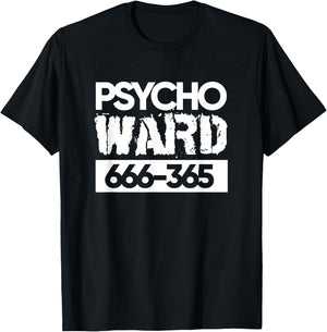 Psycho Ward - Crazy Mad - Halloween Costume T T-Shirt - T-Shirt | Black