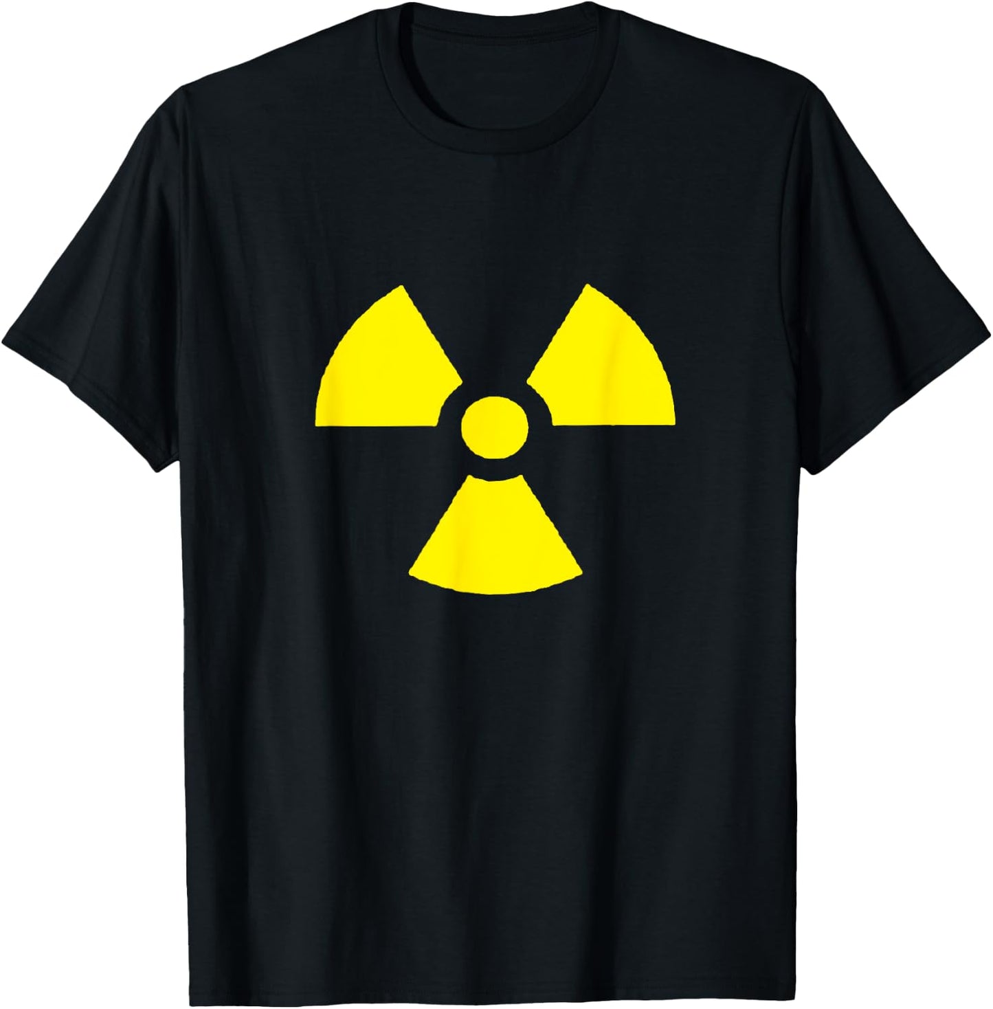 Nuclear Warning Radiology Danger Sign Radioactivity T-Shirt - T-Shirt | Black