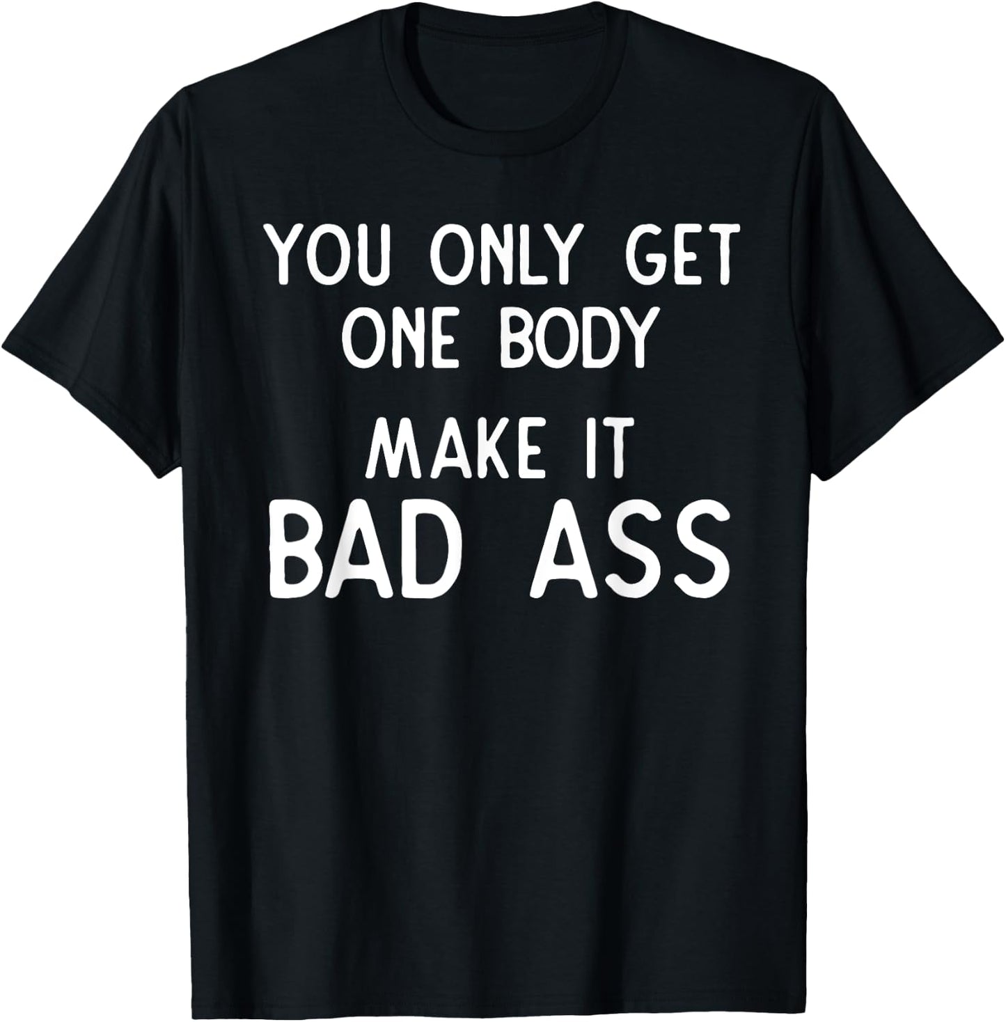 Gym Motivational Quote Gift Workout Fitness Meme Slogan T-Shirt - T-Shirt | Black
