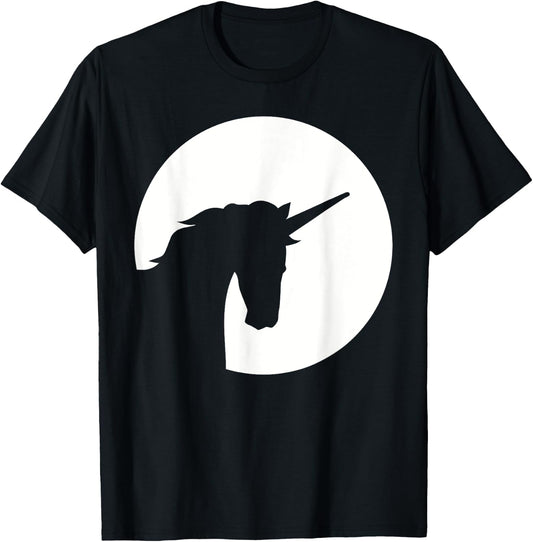 Unicorn moon T-Shirt - T-Shirt | Black