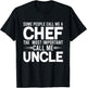 Proud Uncle Cooker Uncles Cooking Chef Gifts T-Shirt - T-Shirt | Black