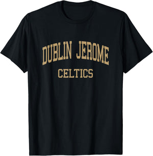 Dublin Jerome High School HS Dublin OH Retro Sports T-Shirt - T-Shirt | Black