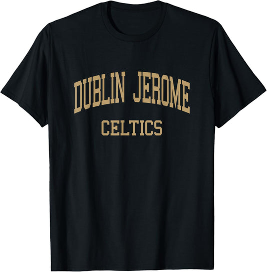 Dublin Jerome High School HS Dublin OH Retro Sports T-Shirt - T-Shirt | Black