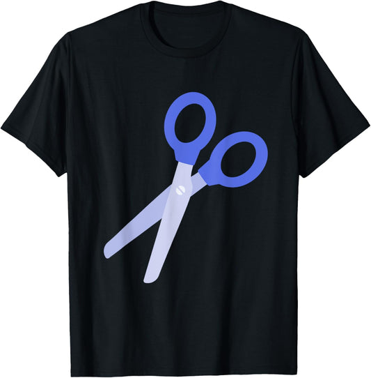 Rock Paper Scissors Costume Group Matching T-Shirt - T-Shirt | Black