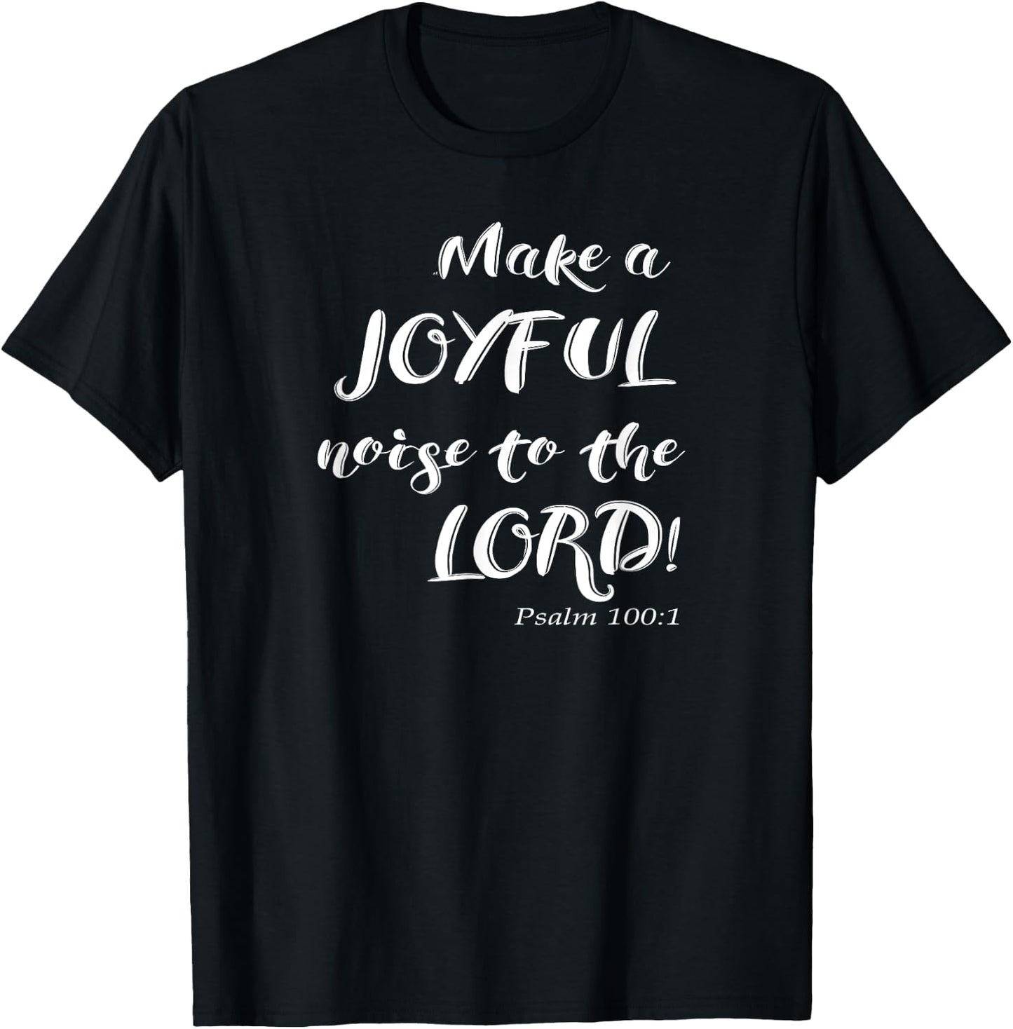 Christian Psalm 100 Music and Song T-Shirt - T-Shirt | Black