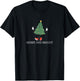 Merry And Bright Christmas Tree Character T-Shirt - T-Shirt | Black