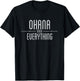 Ohana Family Over Everything Funny Hawaii Island T-Shirt - T-Shirt | Black