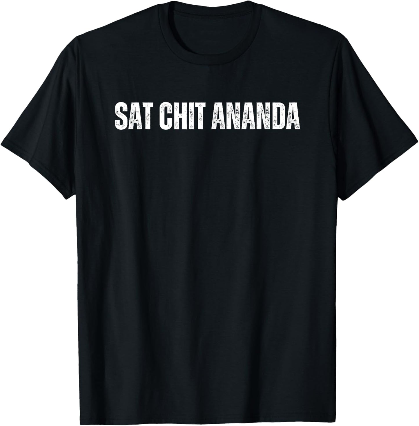 Sat Chit Ananda Mantra Meditation Yoga T-Shirt - T-Shirt | Black