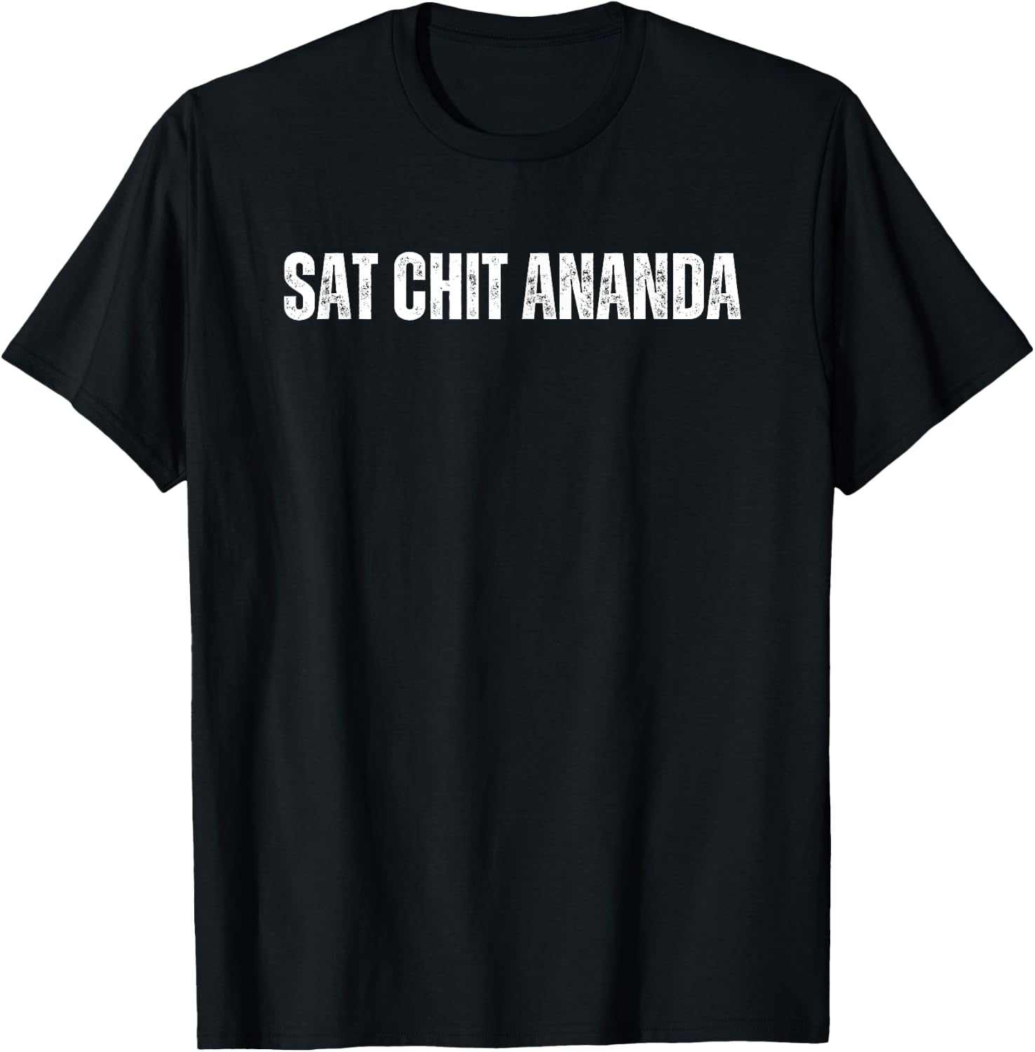 Sat Chit Ananda Mantra Meditation Yoga T-Shirt - T-Shirt | Black