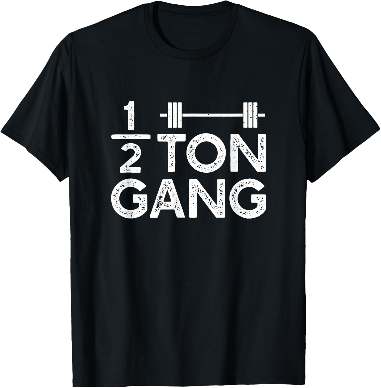 1000 lb Club Power lifter - Half Ton Gang T-Shirt - T-Shirt | Black