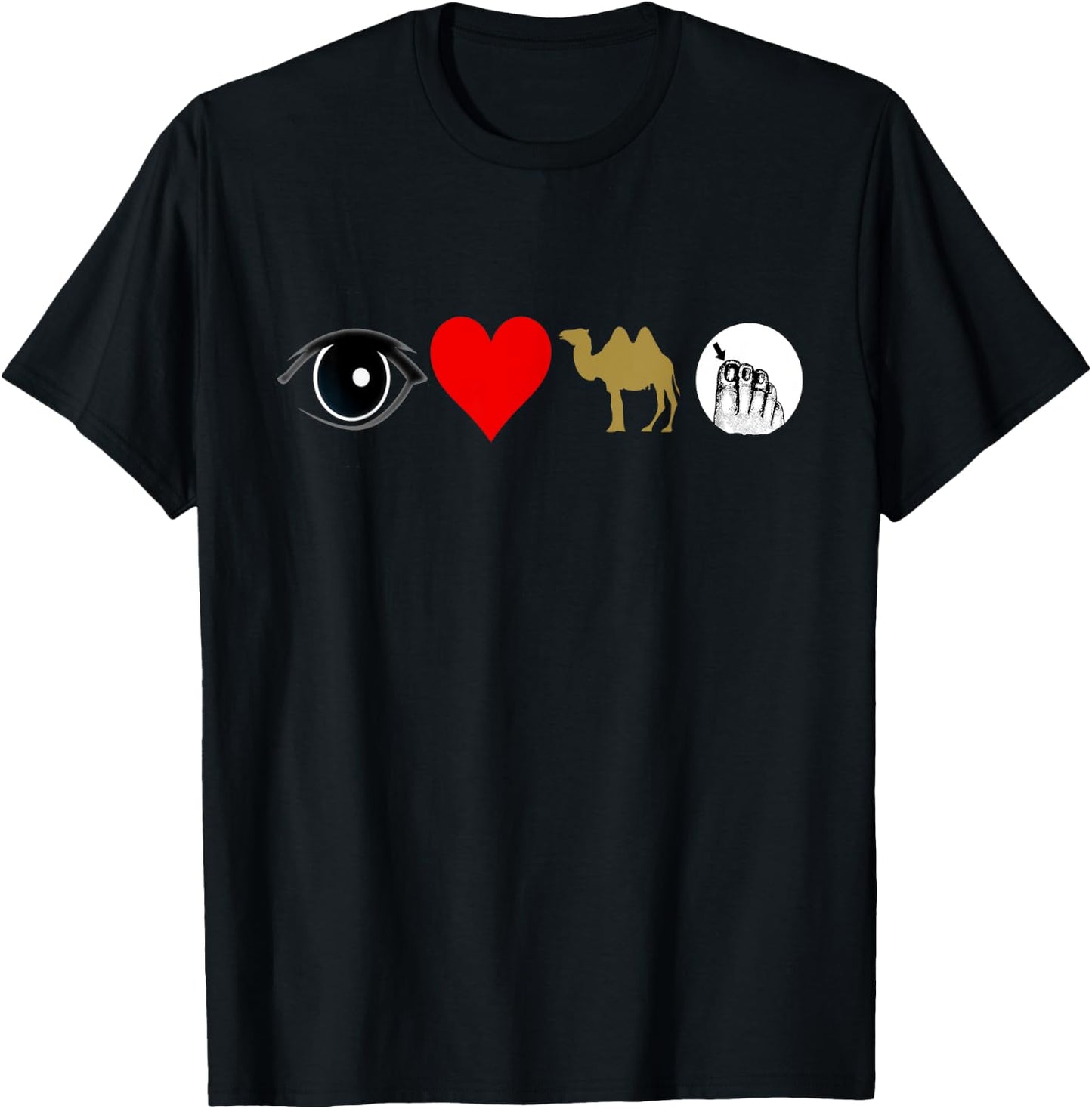 I love camel toe T-Shirt - T-Shirt | Black