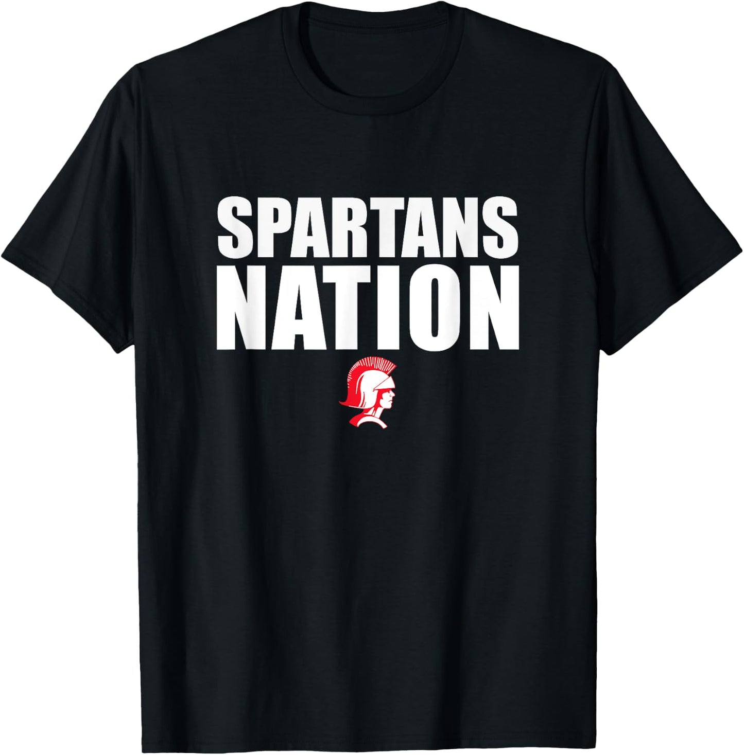 Connersville Spartans Logo Nation HS T-Shirt - T-Shirt | Black